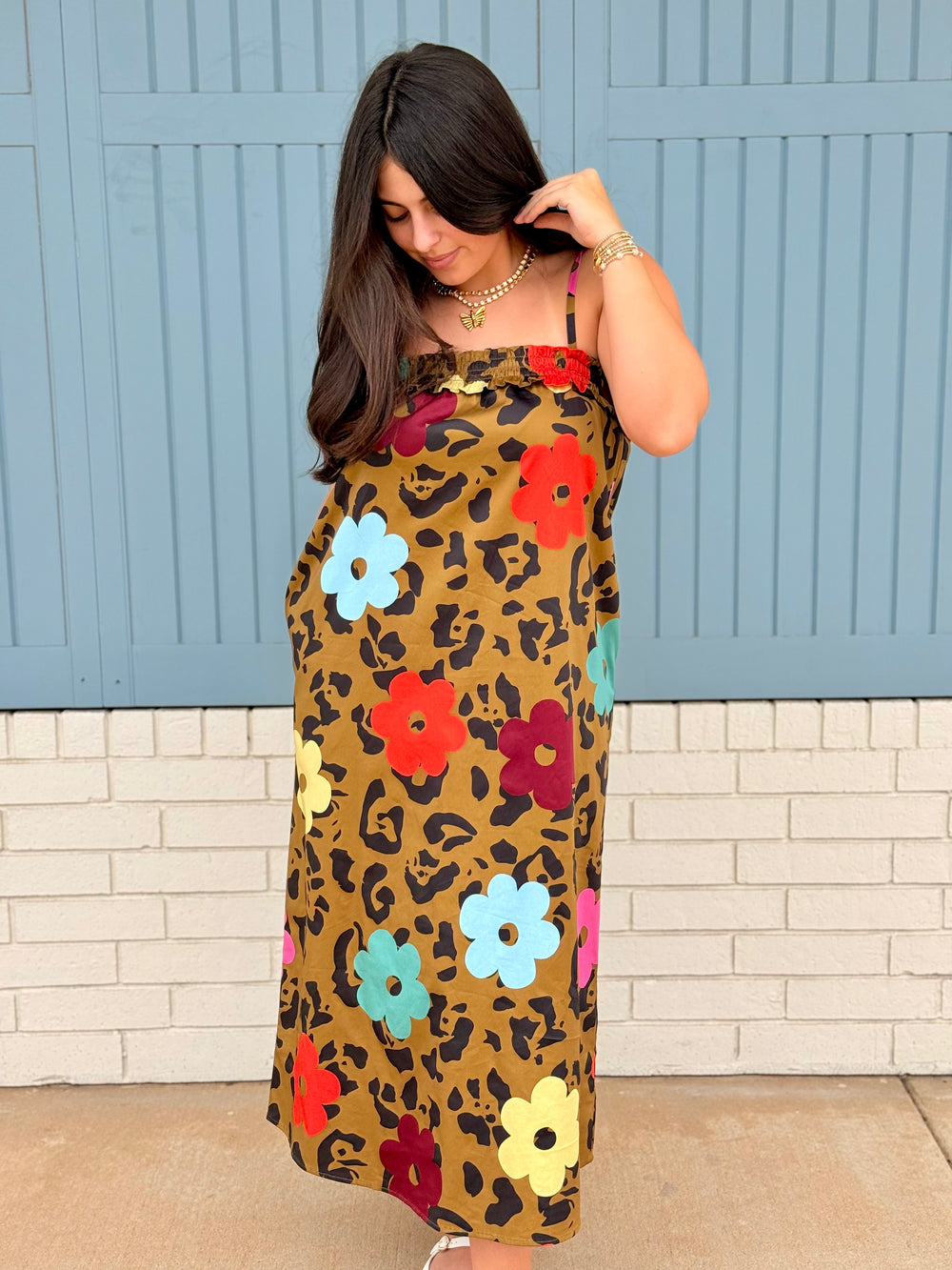 PIPPA DRESS- HAPPY LEOPARD