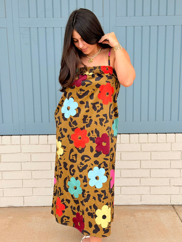 PIPPA DRESS- HAPPY LEOPARD