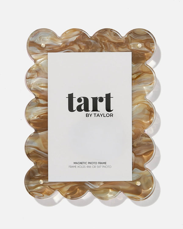 Brown Marbled Acrylic Picture Frame